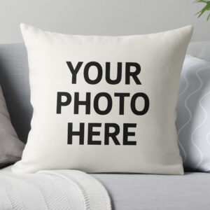 Generic pillow template for custom photo prints, perfect home decor and personalised gift ideas.