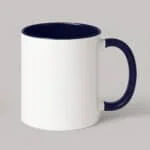 White & Dark Blue