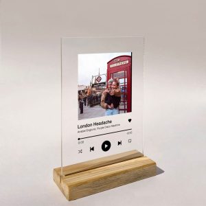 Spotify Song Code Glass Plaque