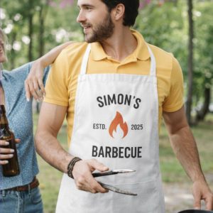 Personalised Mater of the grill approns