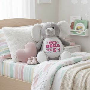 Baby stats plush soft toy